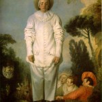 Jean-Antoine Watteau (1684–1721), Commedia dell'arte player of Pierrot, ca. 1718–19, traditionally identified as Gilles