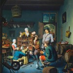 Willem van Mieris (1662 -1747) The Peepshow  Кинетоскоп