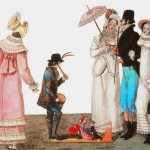 Кукольное представление гравюра. Франция. 1815