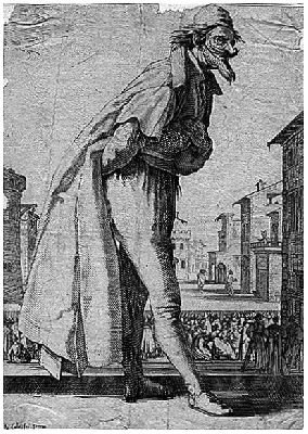 Панталоне, рисунок Ж.Калло (нач. XVII в.)